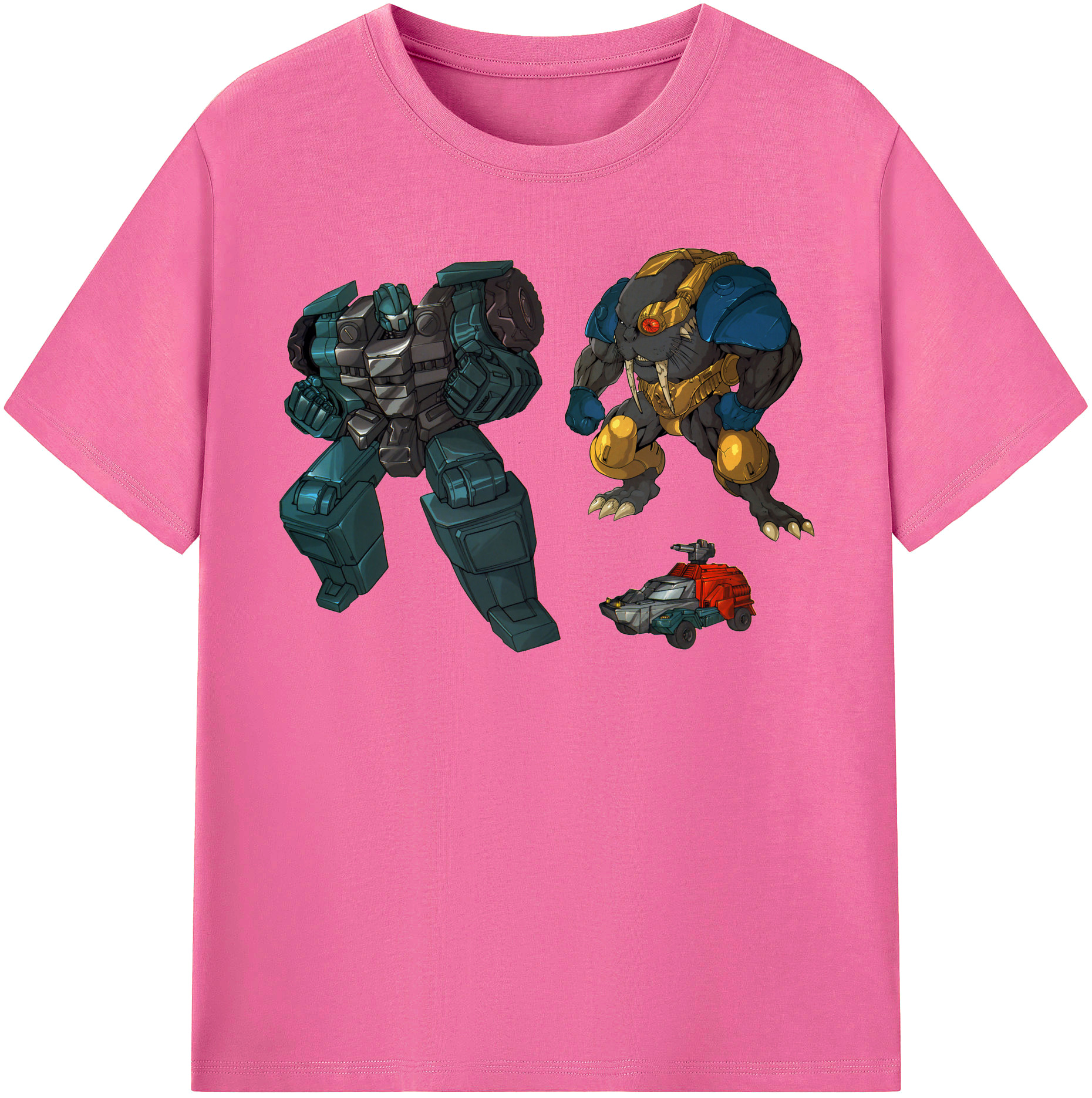 （画像用）  レディースカジュアルプリントTシャツ（綿100％）